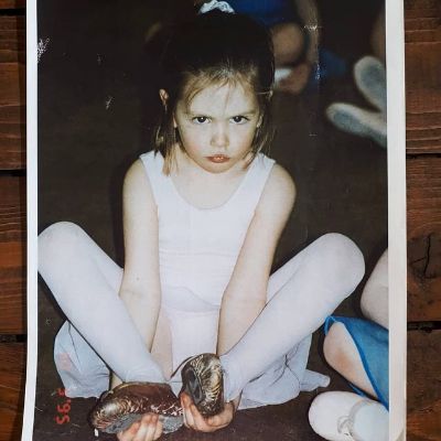 Photo of Genevieve Gaunt's childhood